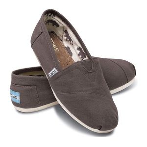 TOMS Gray Canvas Classic